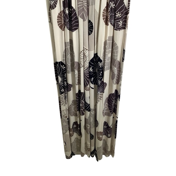 Tori Richard Honolulu Umbrella Print Gathered Waist Maxi Dress - Picture 7 of 10